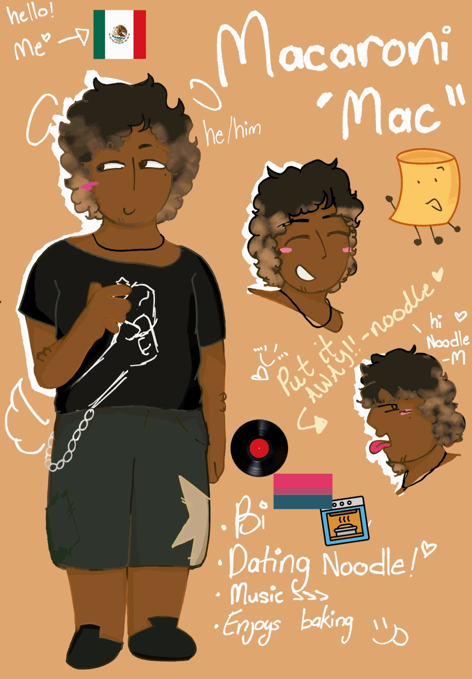 Macaroni ! ⭑ OSC Gijinka ! character artwork