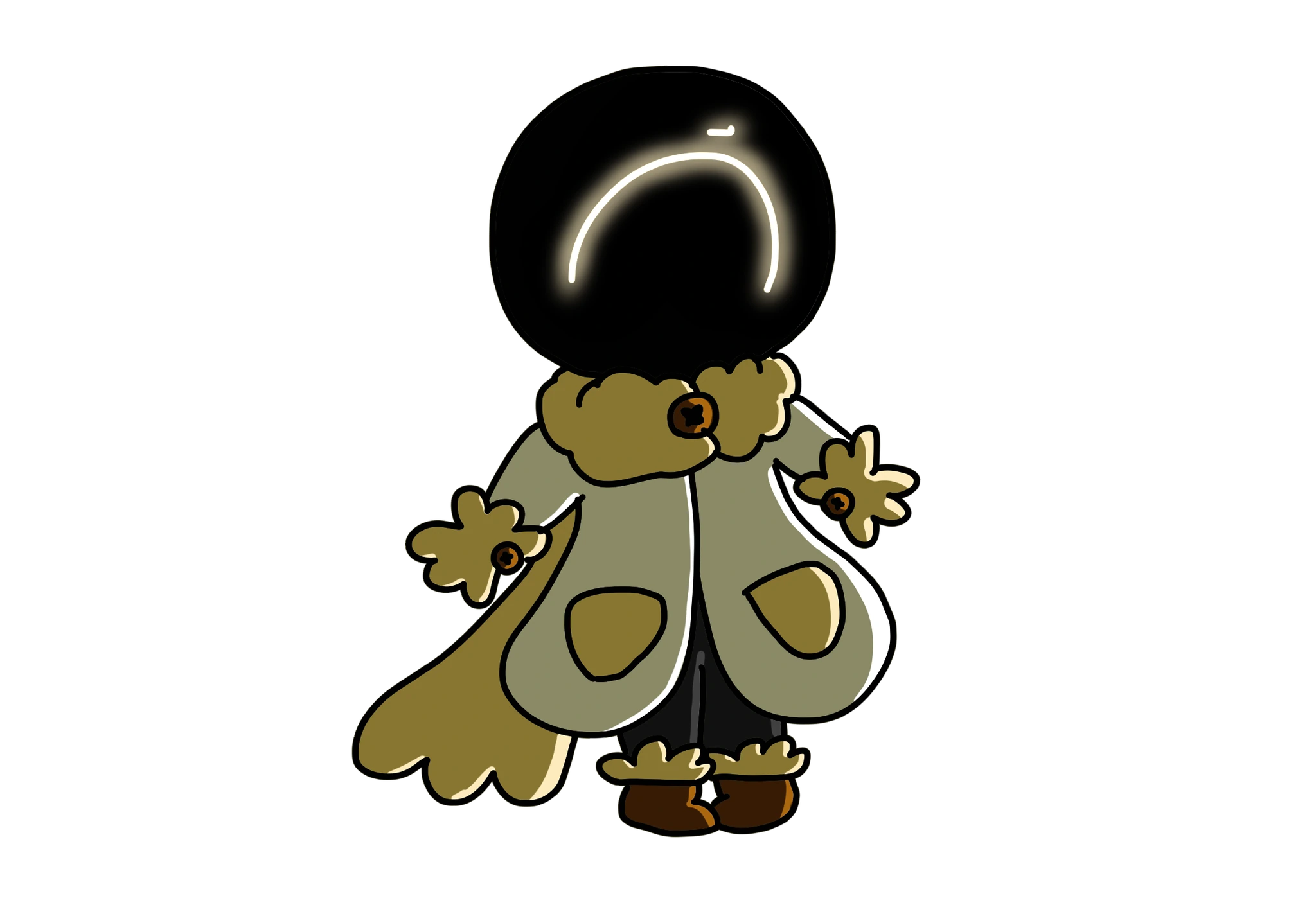 Yellow character artwork