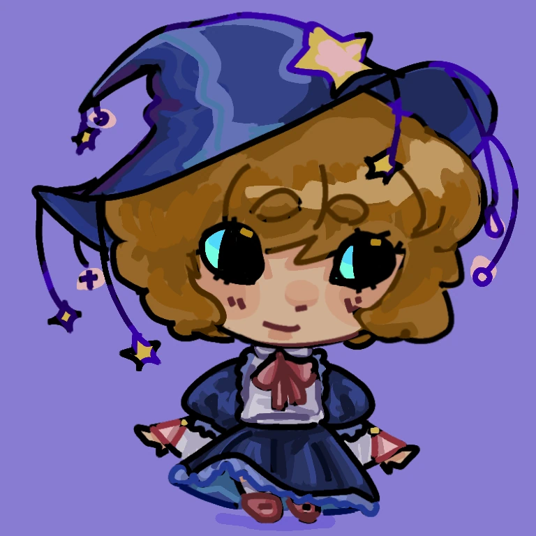 Witchy character artwork