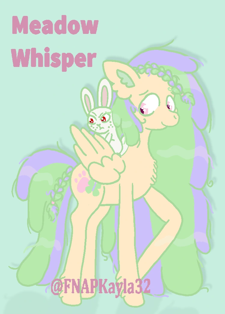Meadow Whisper (Fluttershy redesign) character artwork