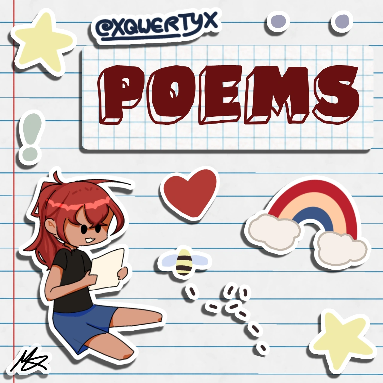Poems character artwork