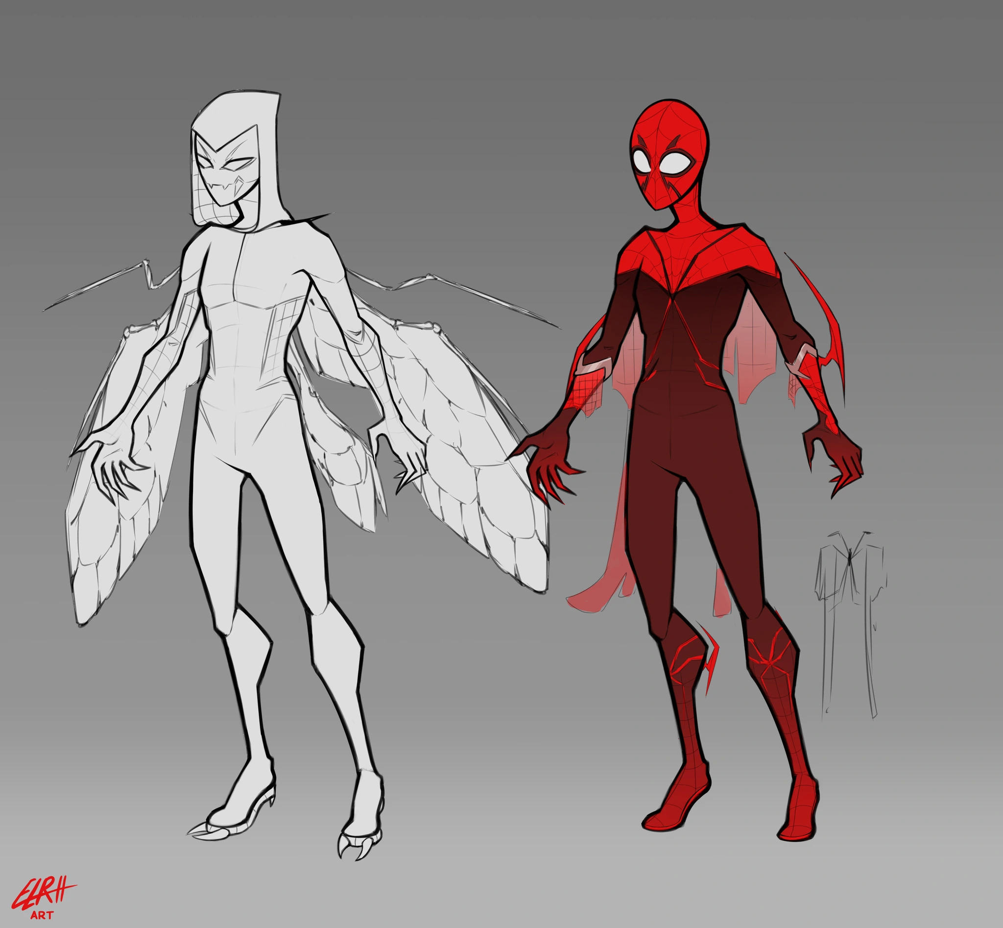 Spiderman / Spiderbait [Marvel Fan OC] character artwork