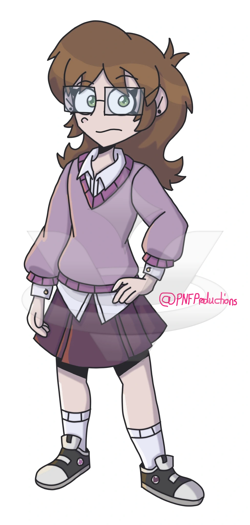 Violet Peterson character artwork