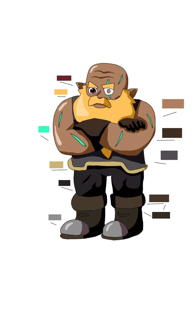 Klettur character artwork