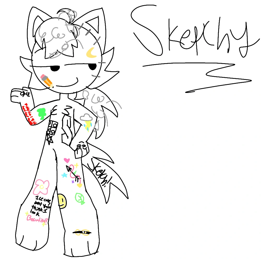 Sketchy (Sketch) character artwork