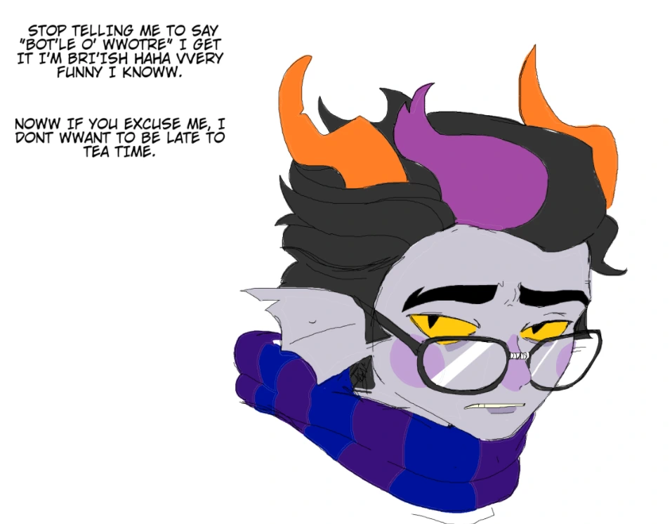 ERIDAN (HOMESTUCK) character artwork