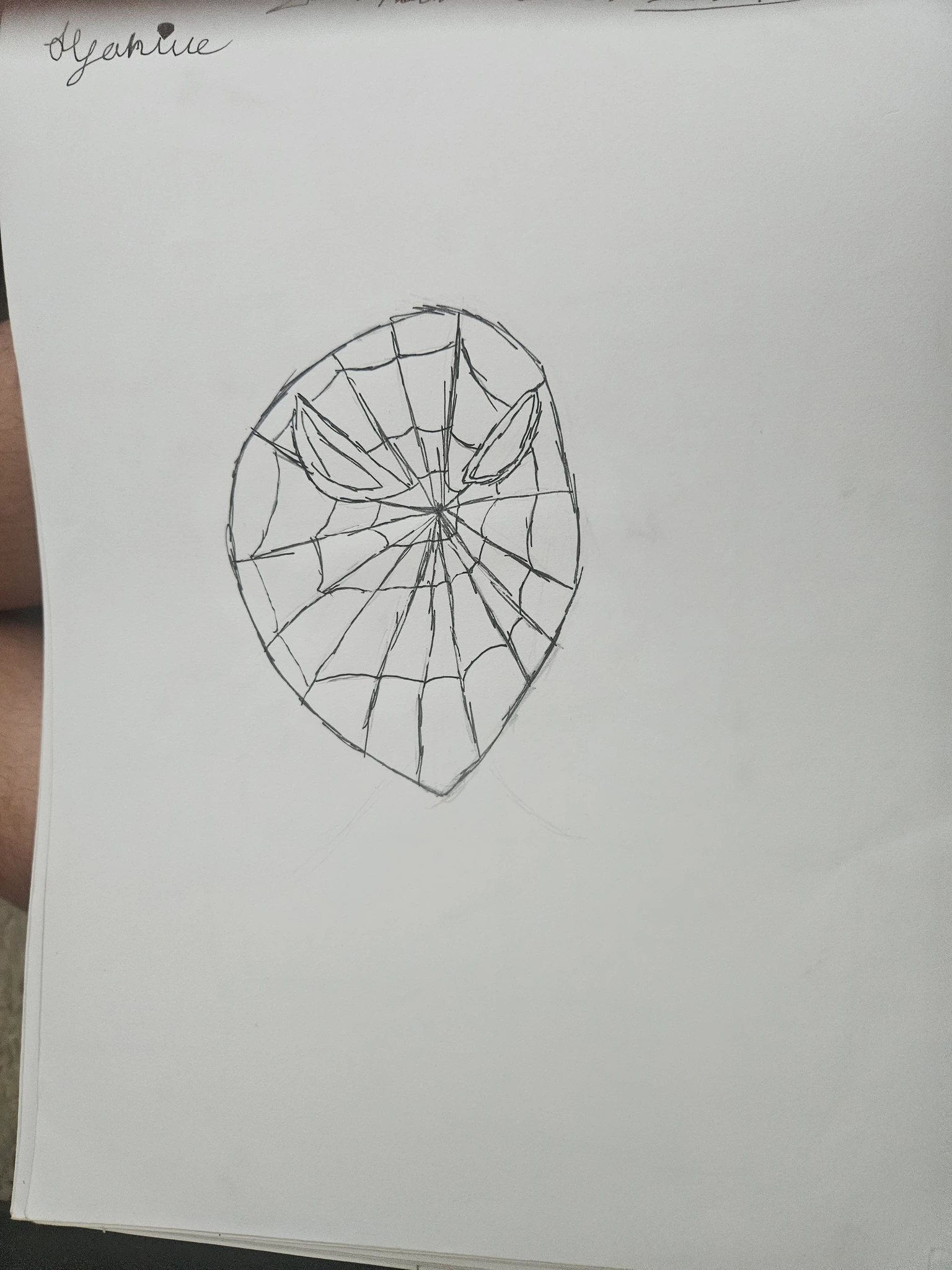 Spiderman character artwork