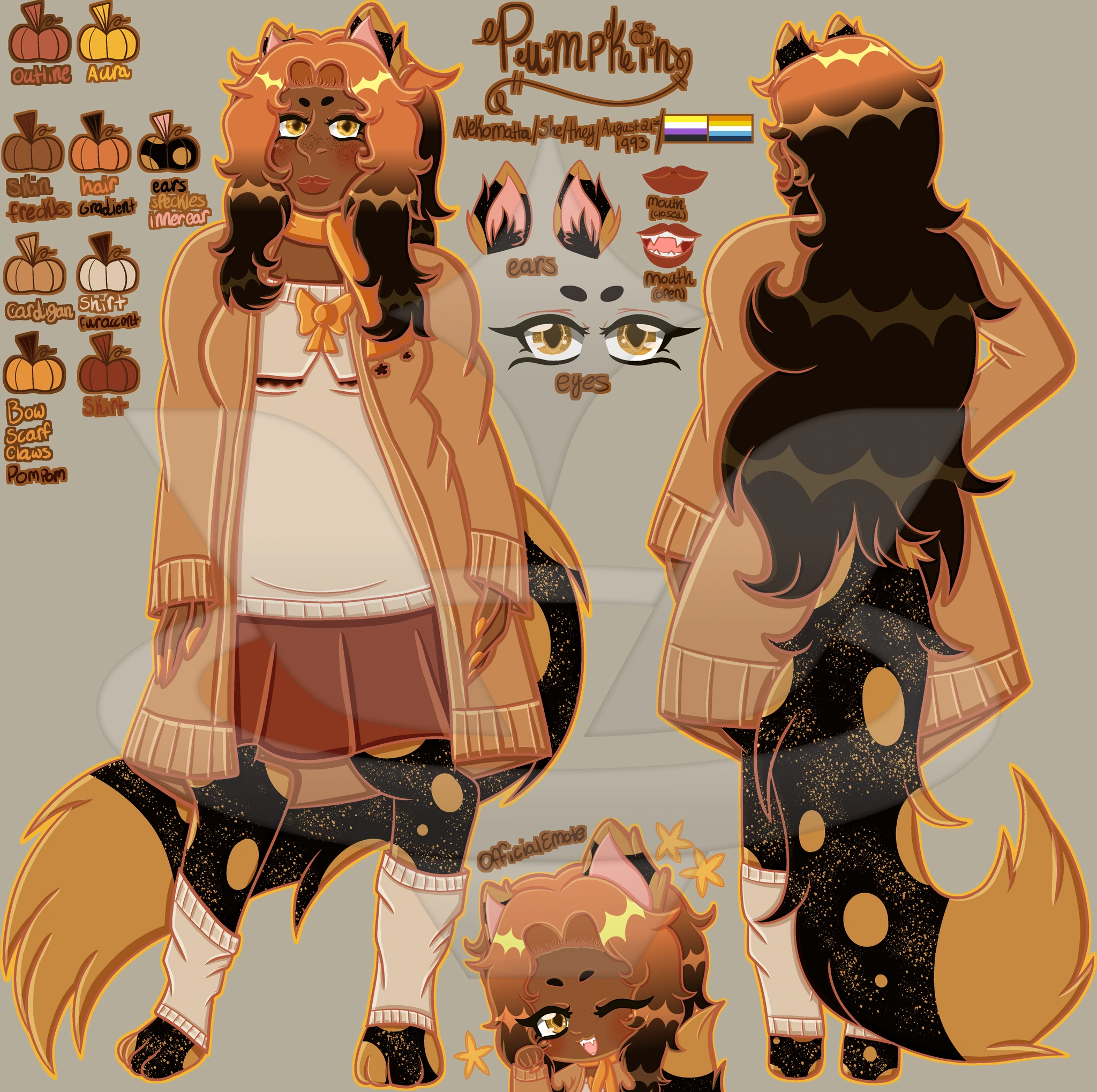 Pumpkin character artwork