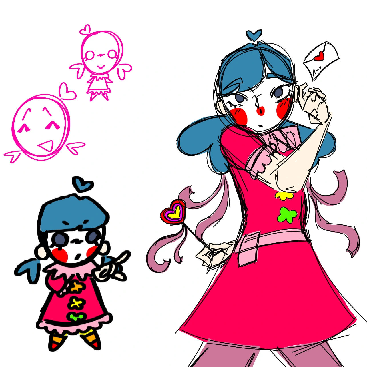 MAGICAL GIRL character artwork