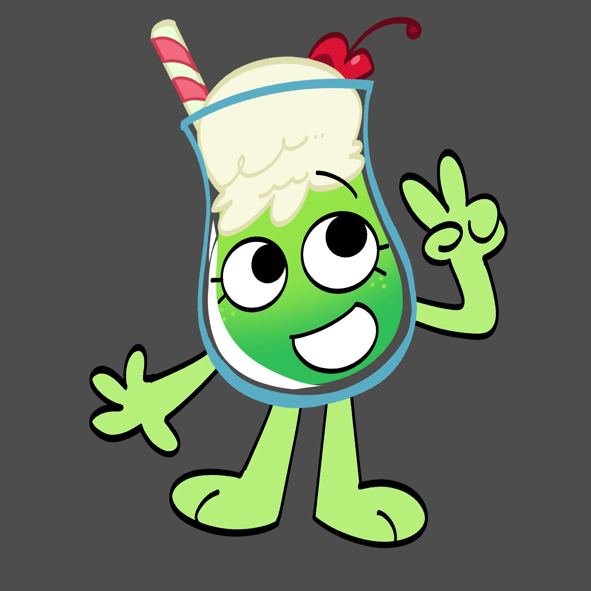 Melon character artwork
