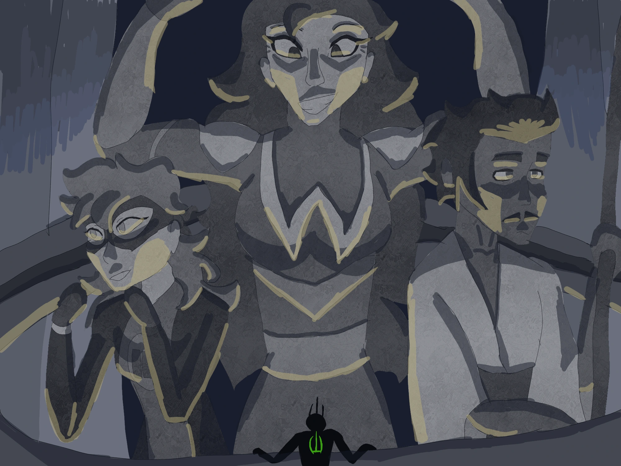 The first heroes (HeroCity) character artwork
