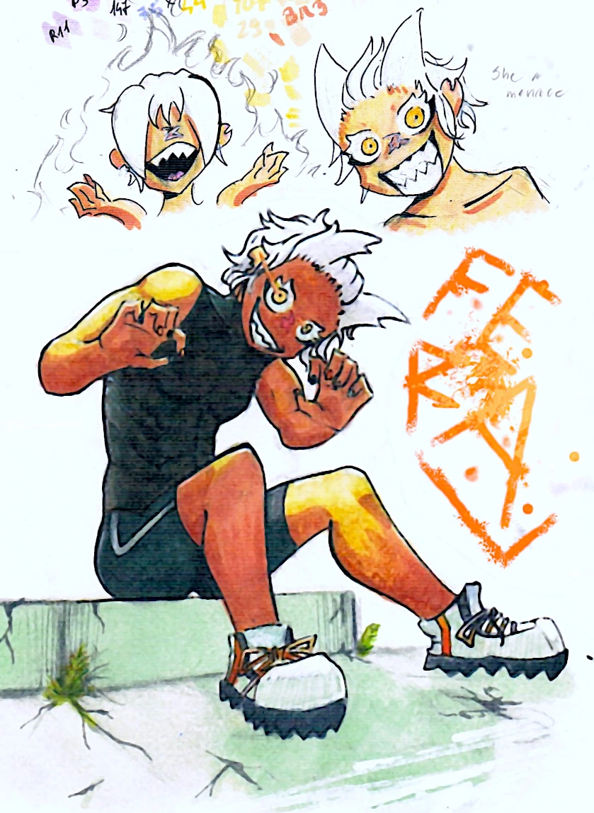 Feral character artwork