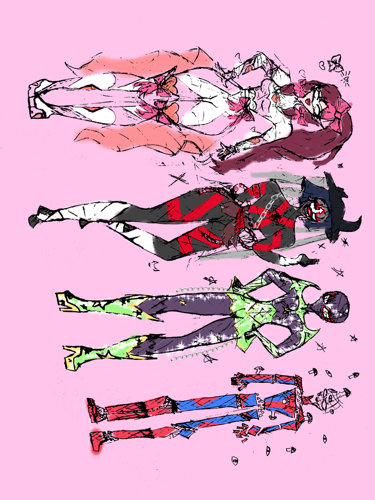 Love Spider, Spiderai, Slayderman, Spidershroom character artwork