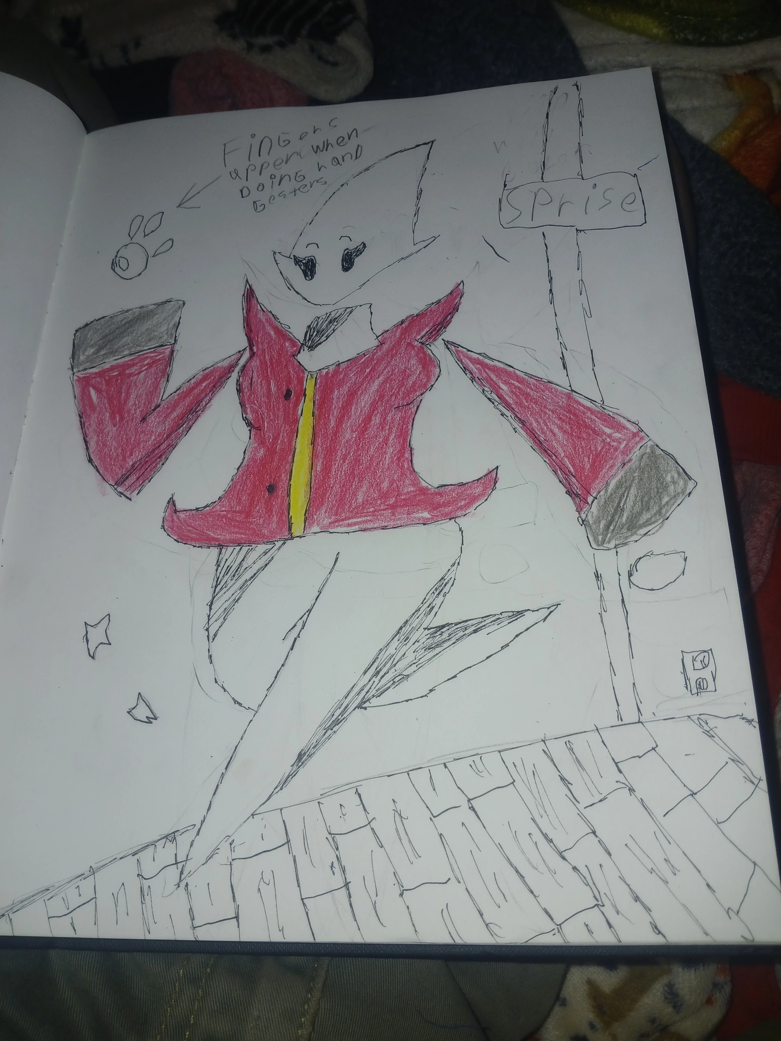 Meet Sprise My Deltarune Oc character artwork