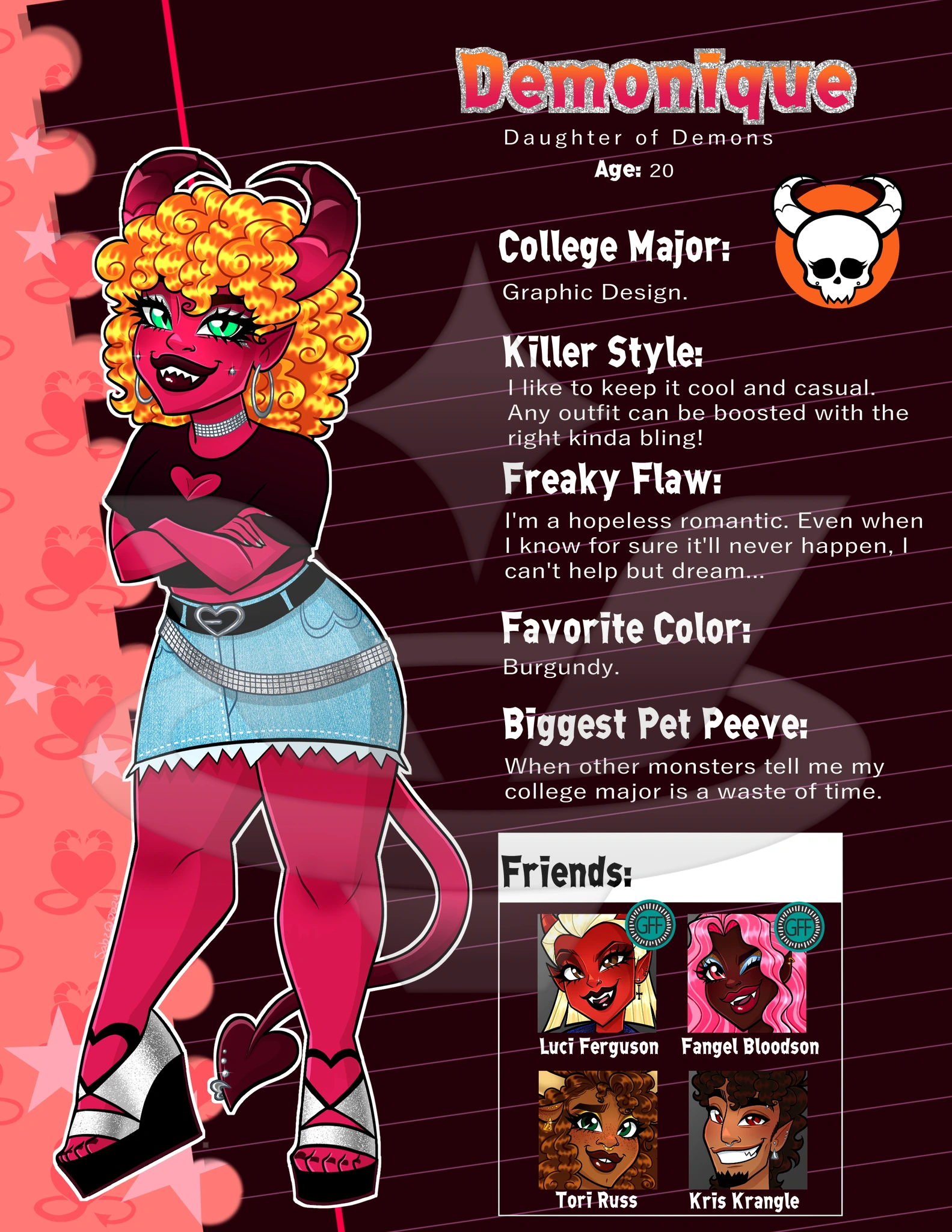 Demonique character artwork