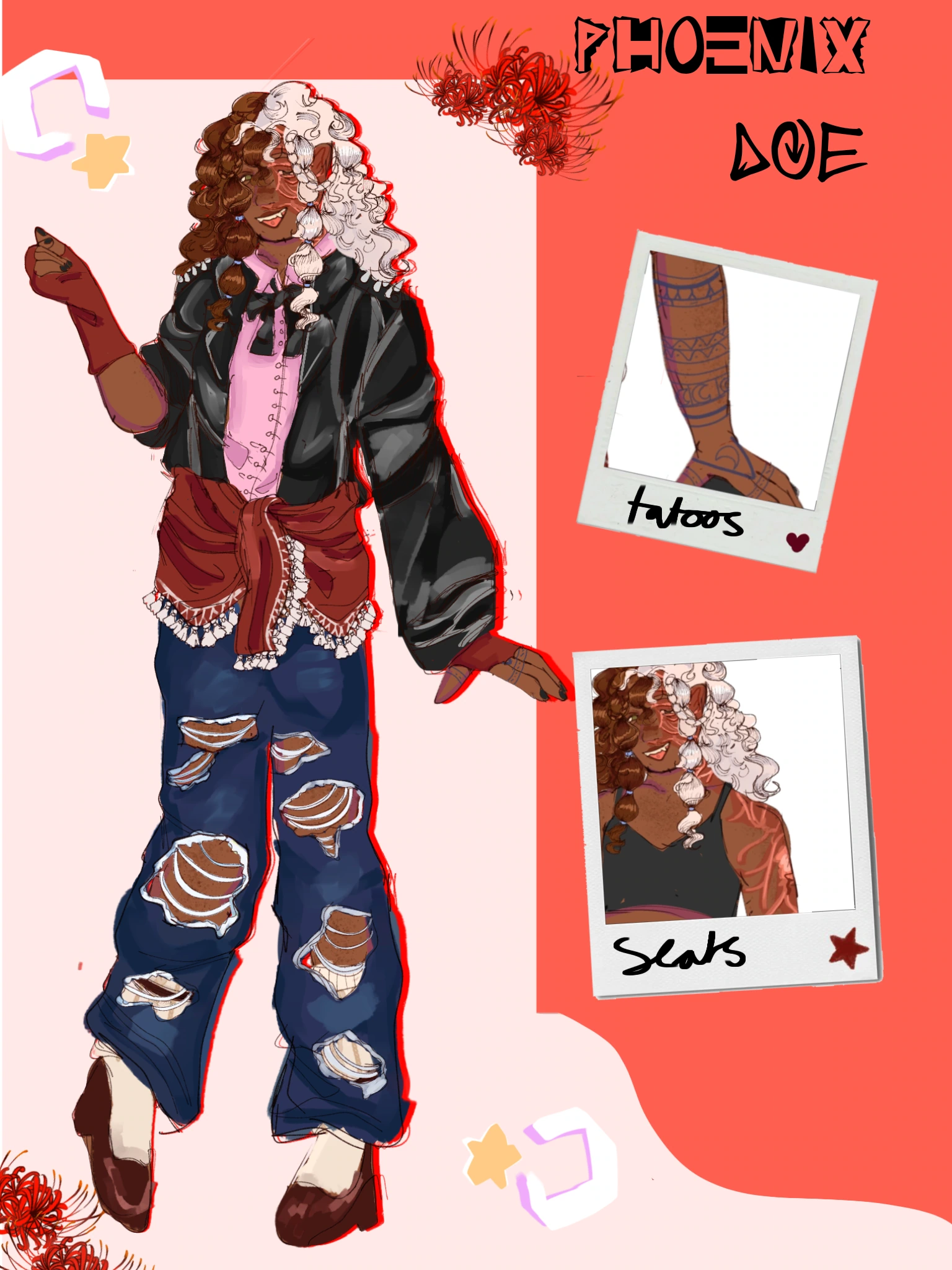 Phoenix doe character artwork