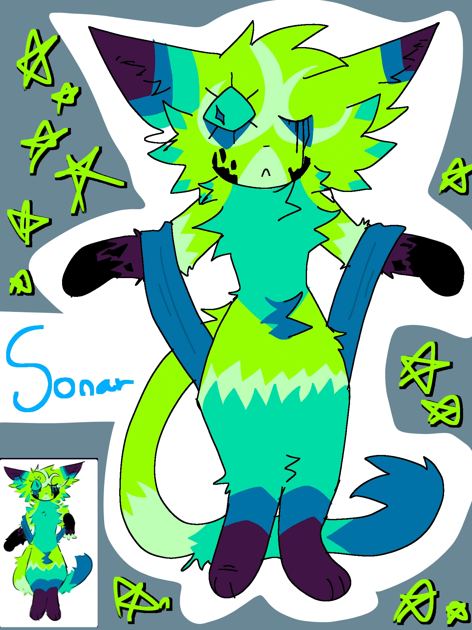 SONAR character artwork