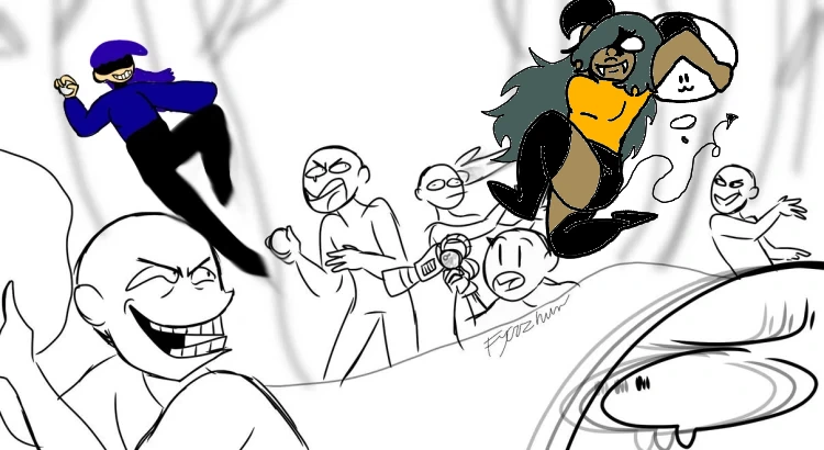 DreamCoreGirly's Snowball Fight Collab! character artwork