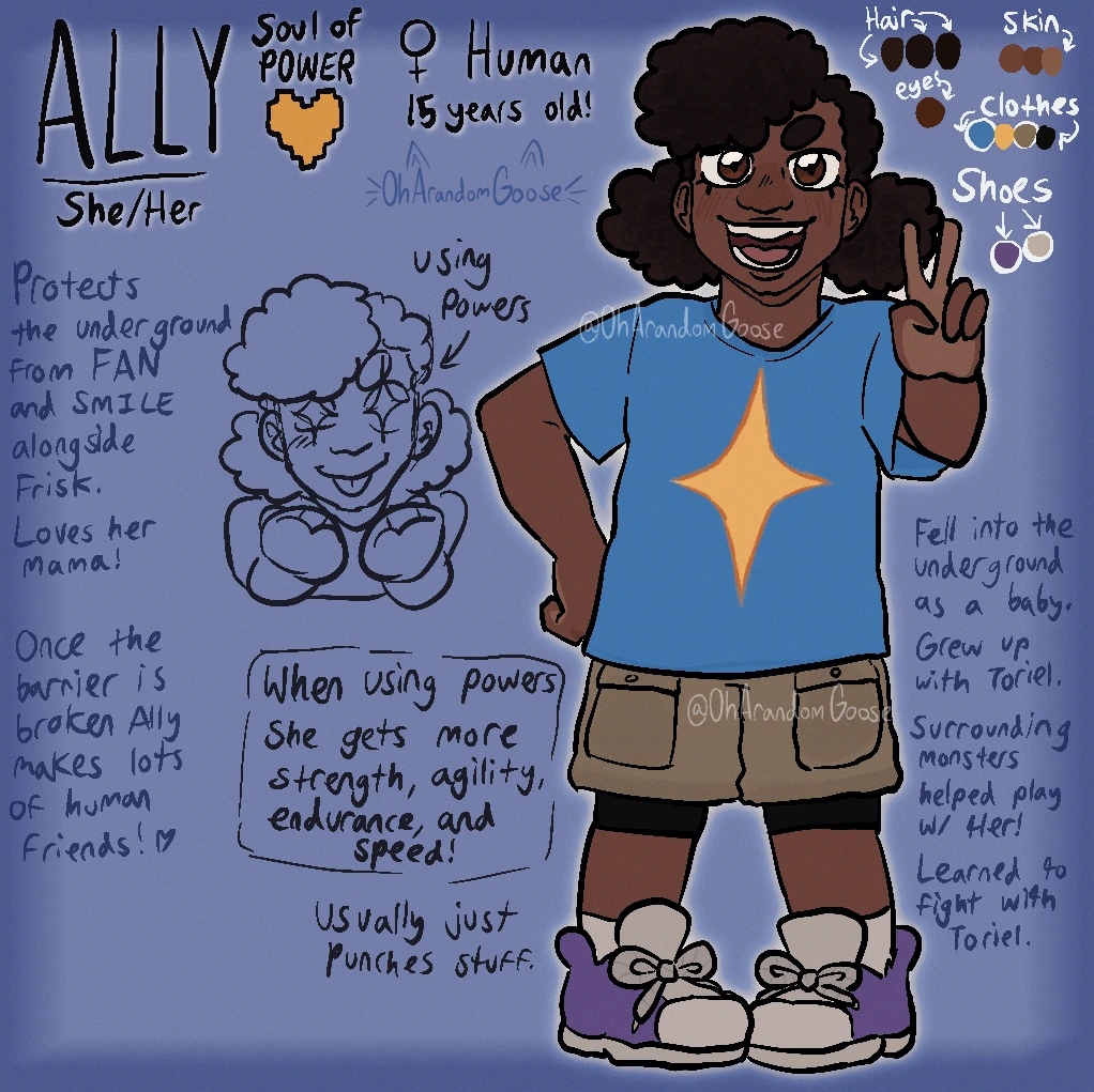 ALLY [Undertale] character artwork