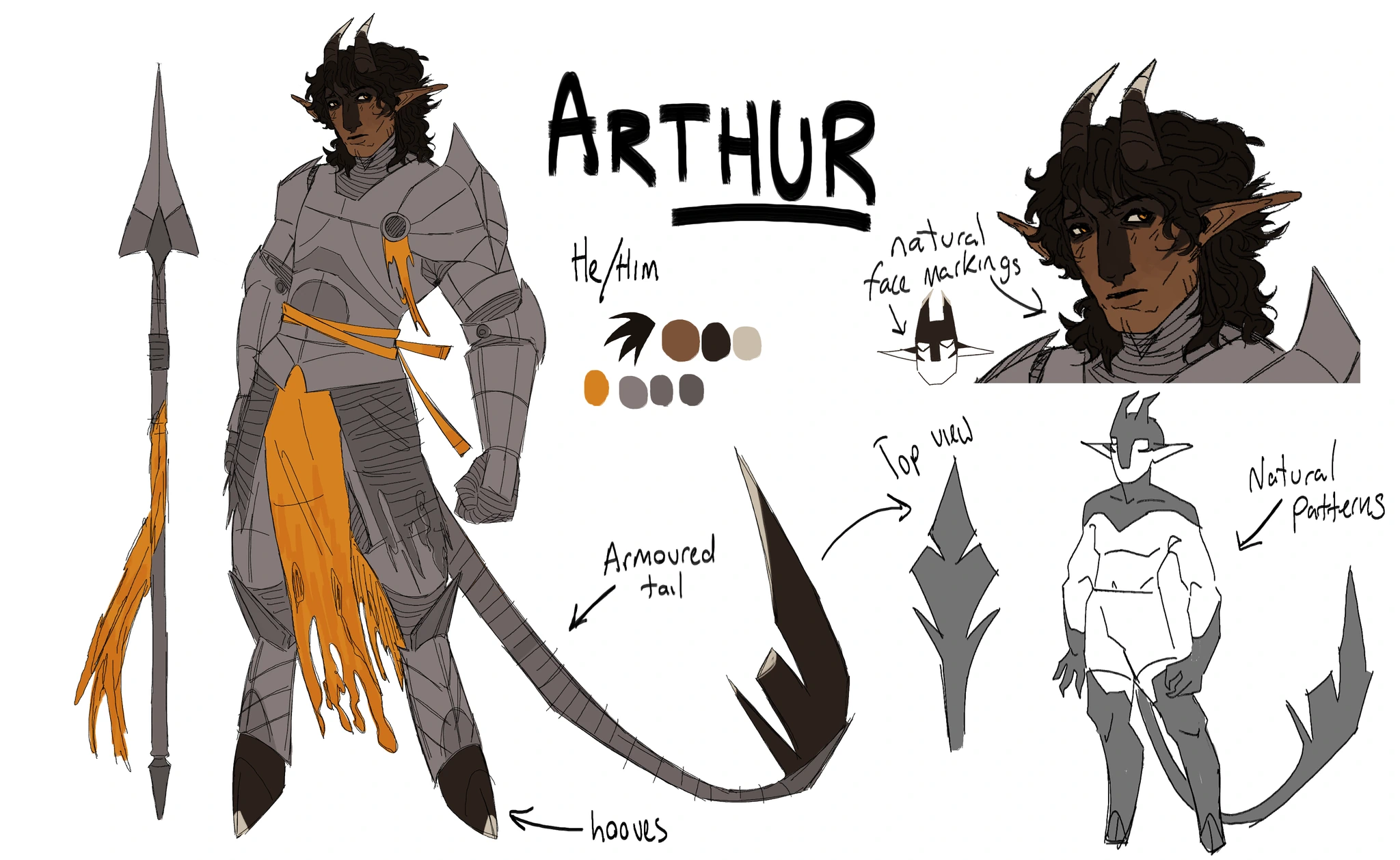Arthur Haylo character artwork