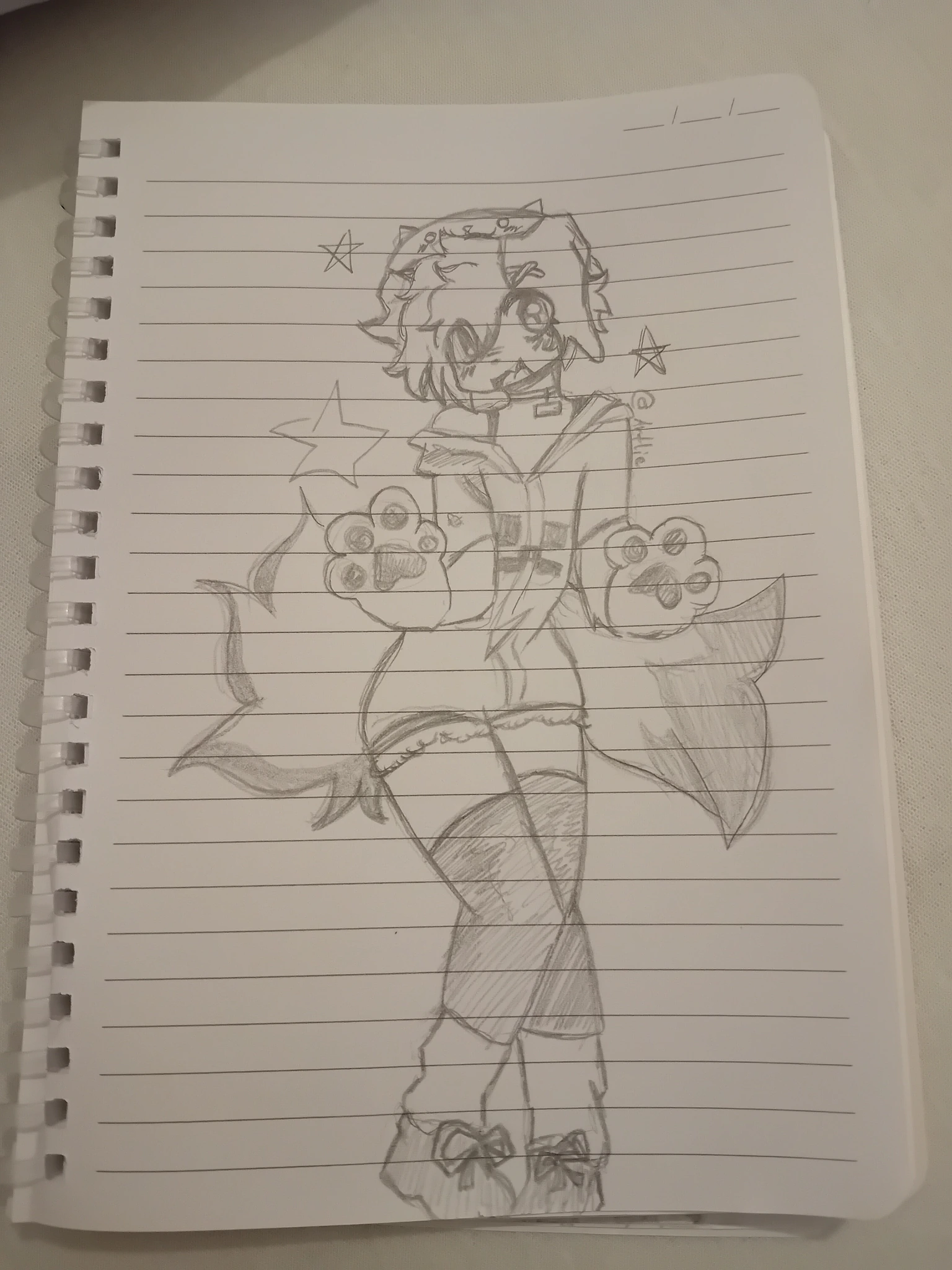 Furry character artwork