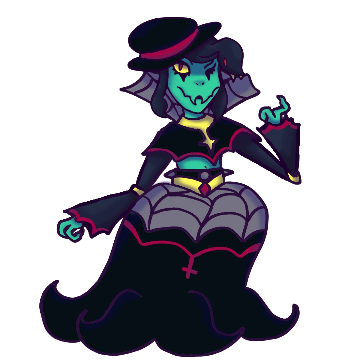 Gothgona character artwork