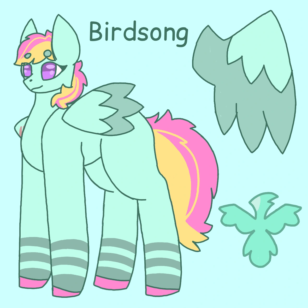 Birdsong character artwork