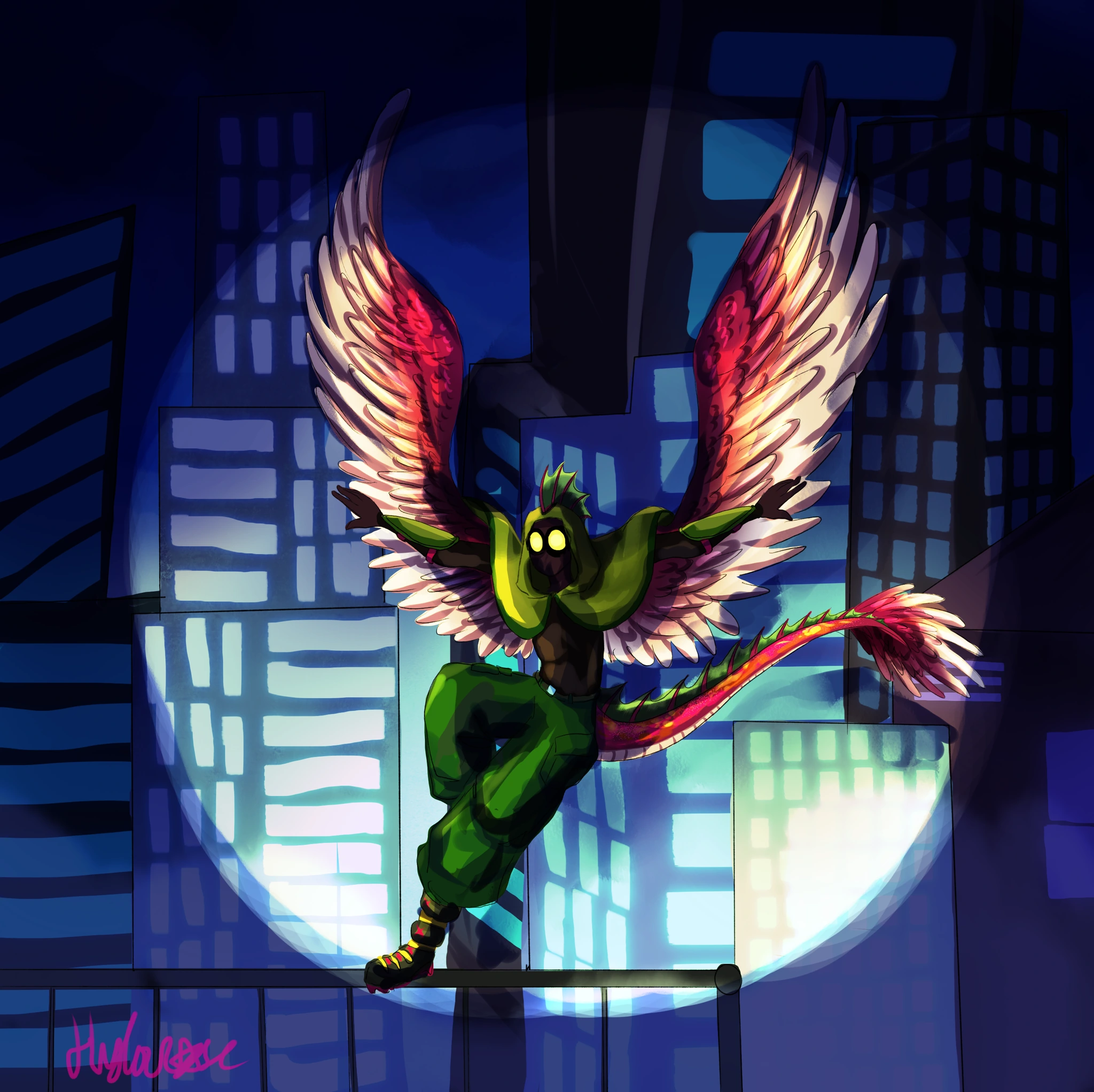 Serpent character artwork