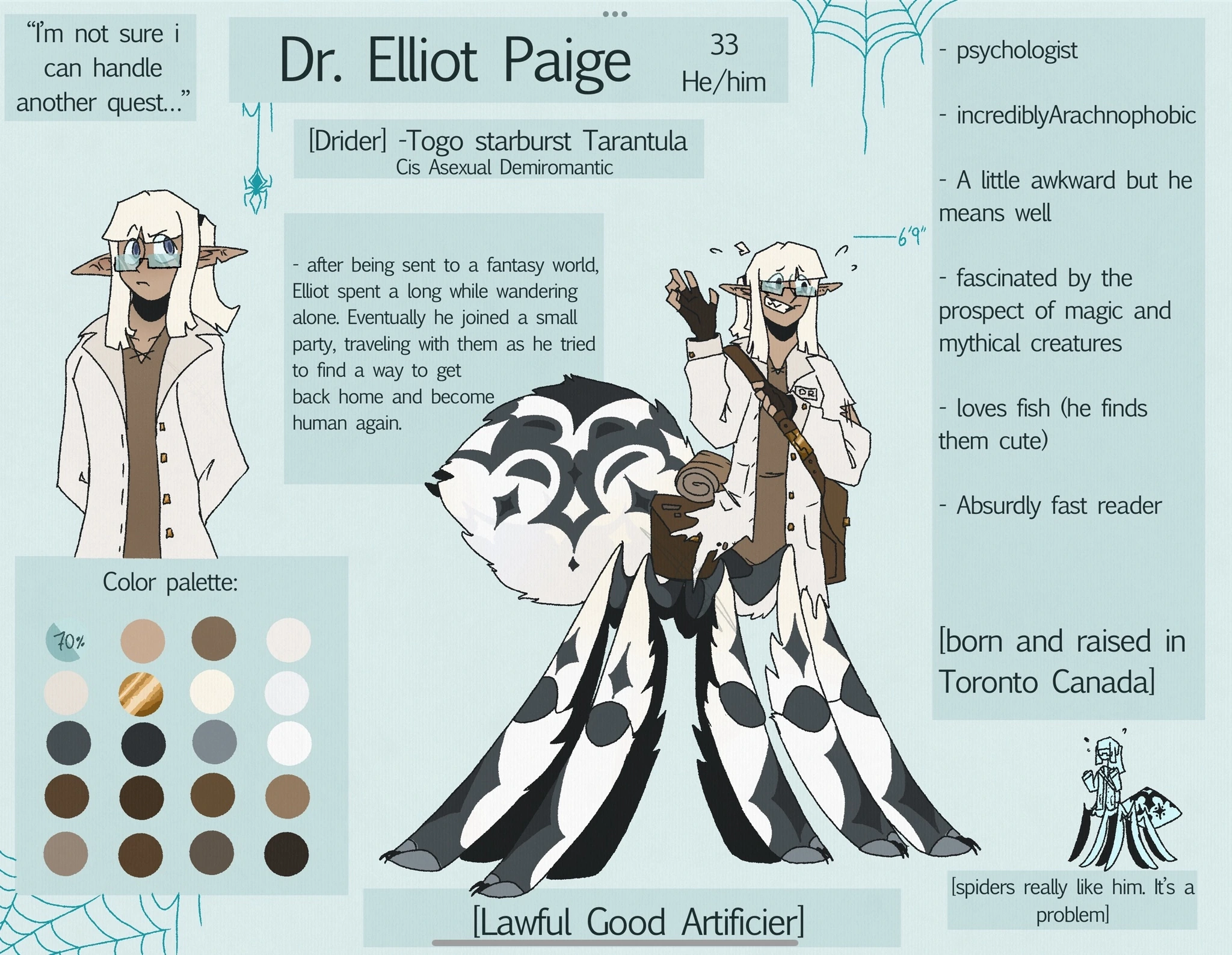 Elliot Paige character artwork