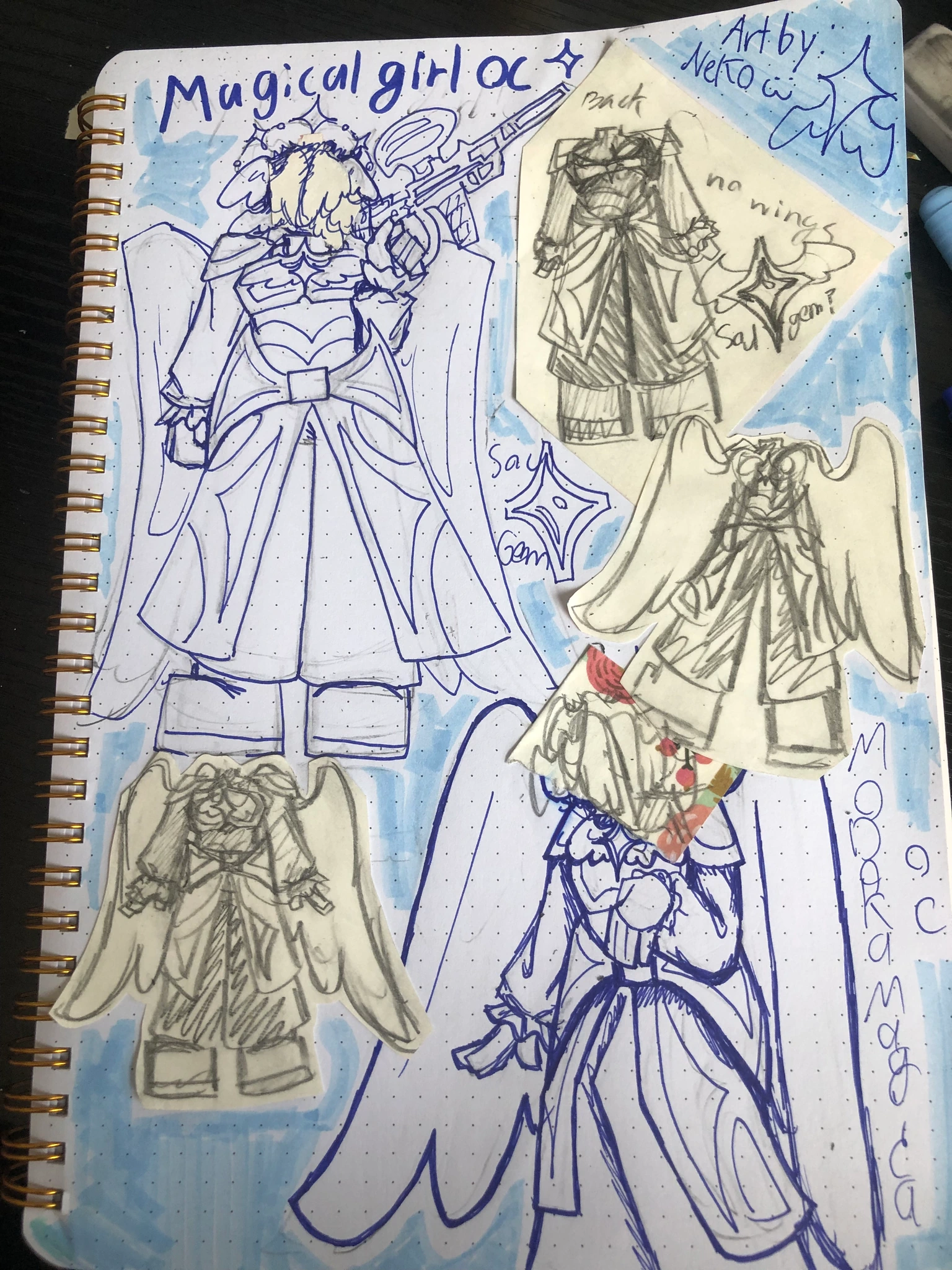 Magician girllll character artwork