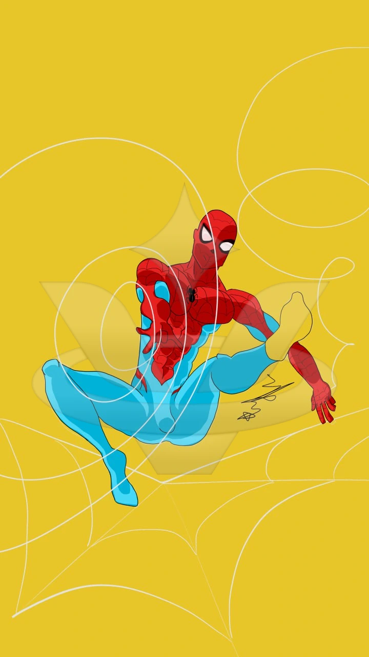 Spiderman character artwork