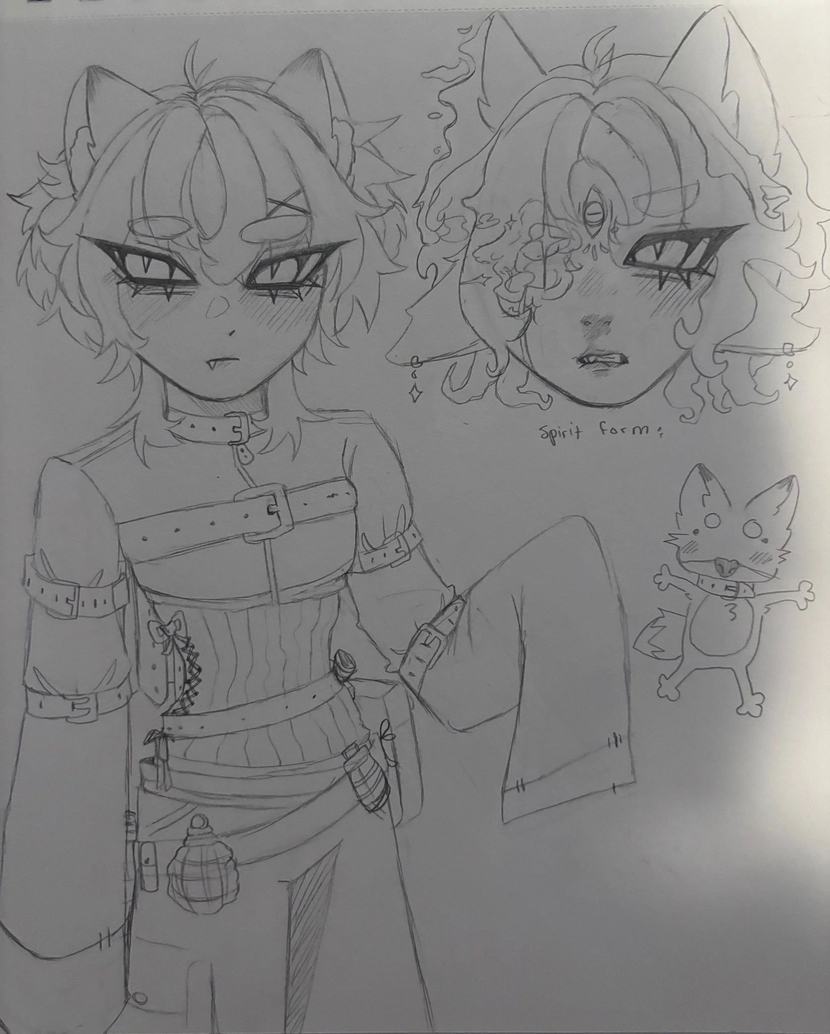 TRADITIONAL SKETCHES character artwork