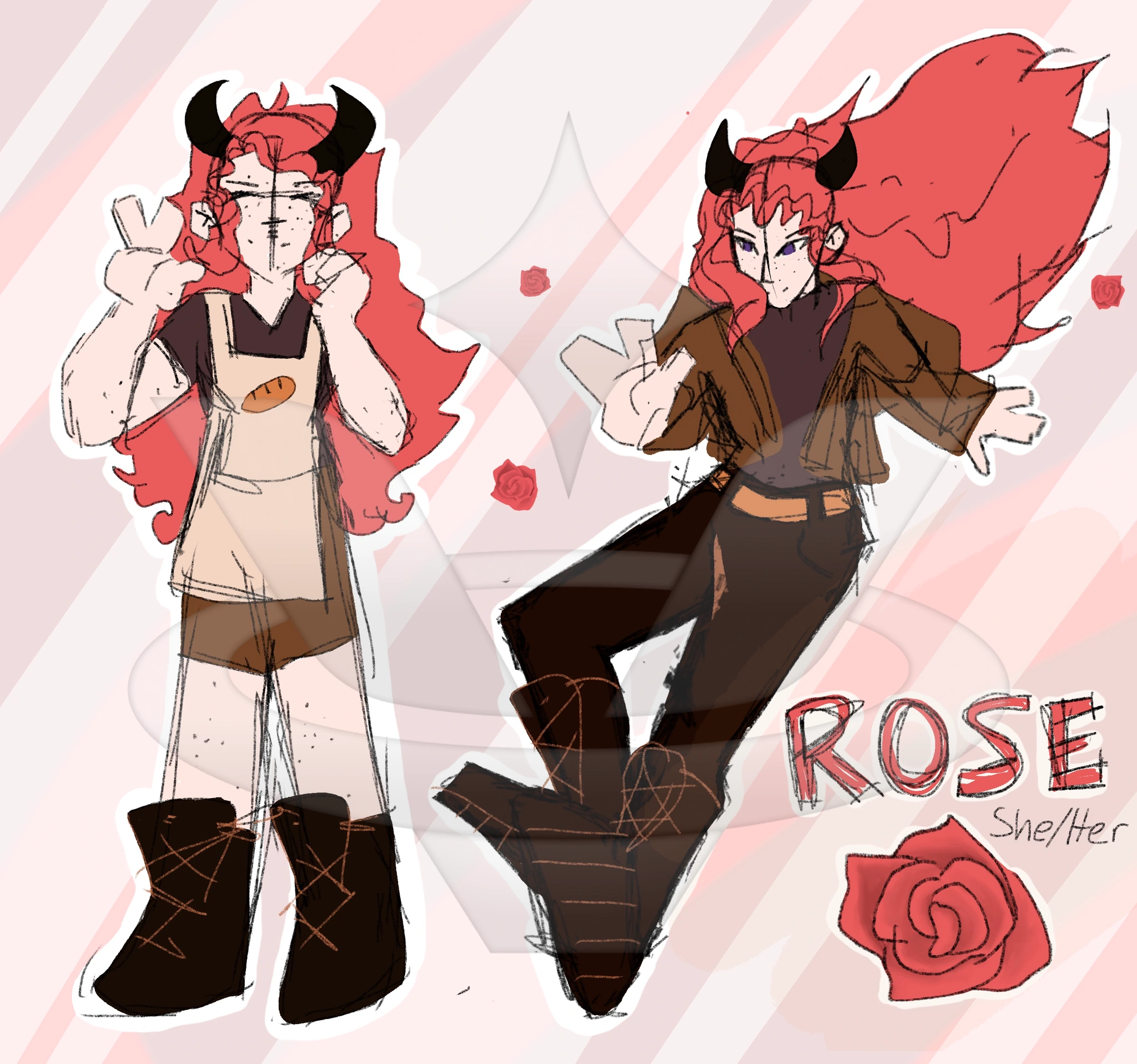 Rose character artwork
