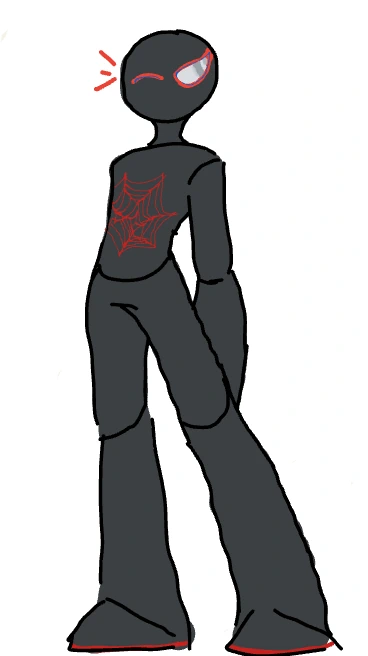 Miles Spiderman character artwork