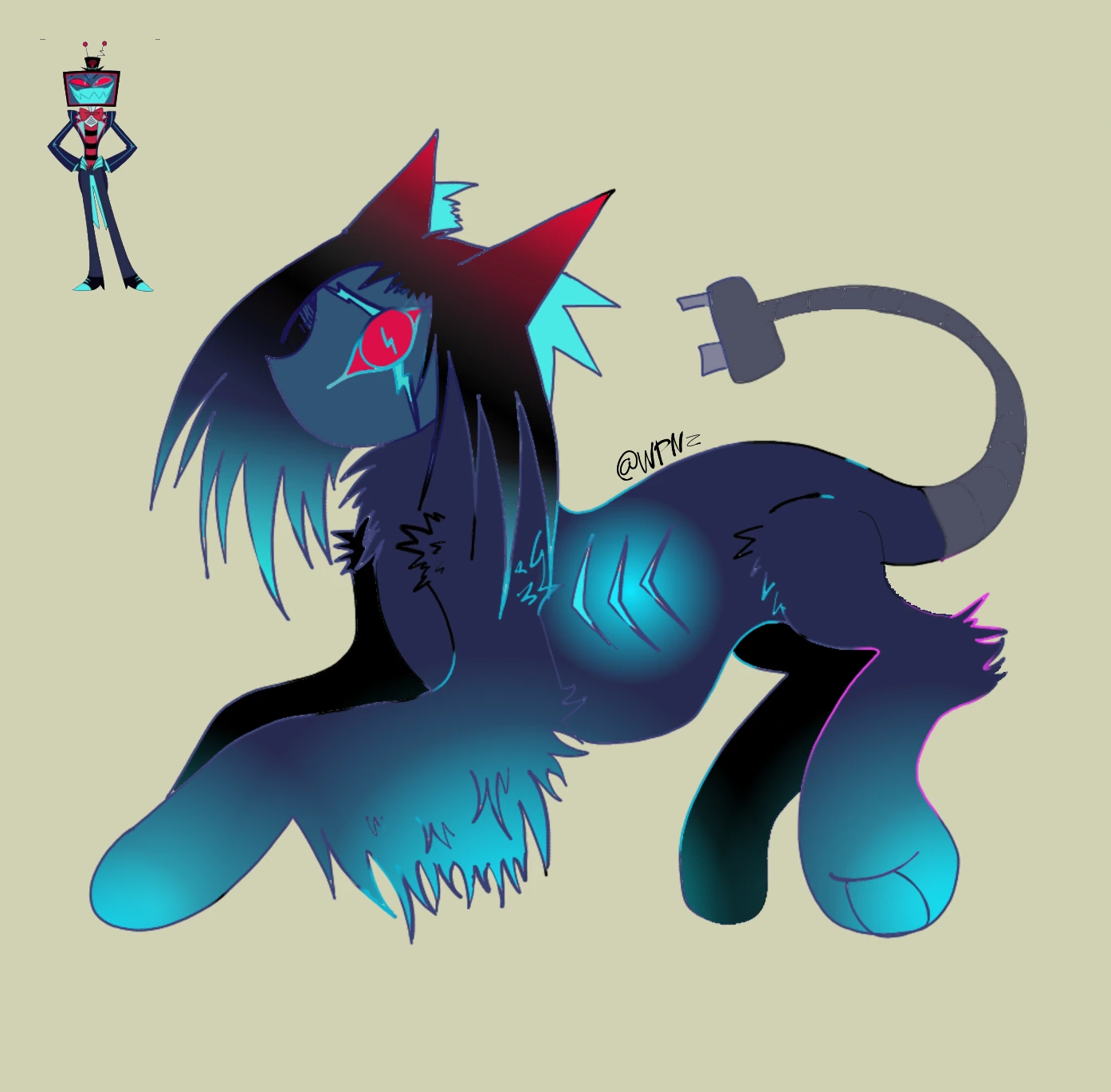 Furry Vox character artwork