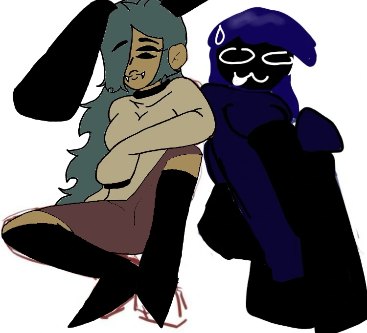 Collab with DreamCoreGirly character artwork