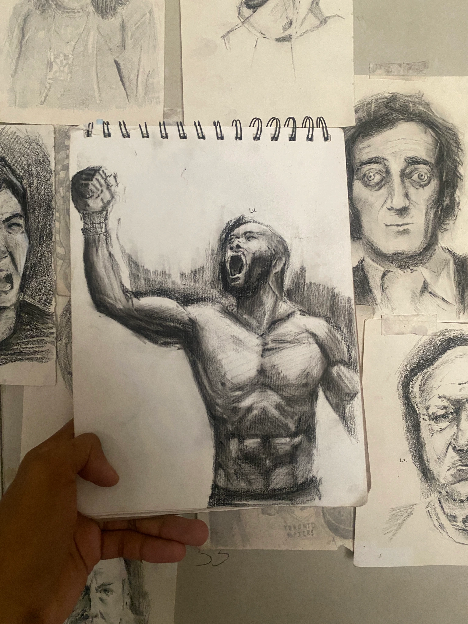 Traditional character artwork