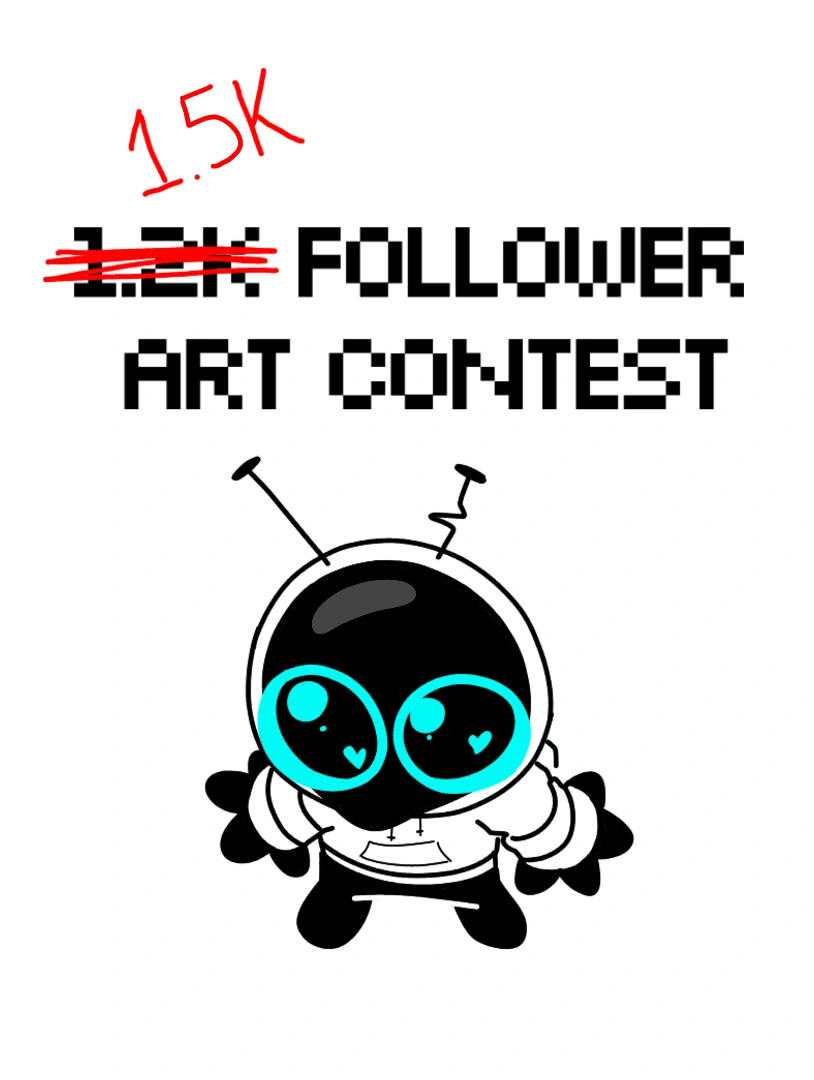 🎉 1.5K+ Follower Art Contest [CLOSED] character artwork