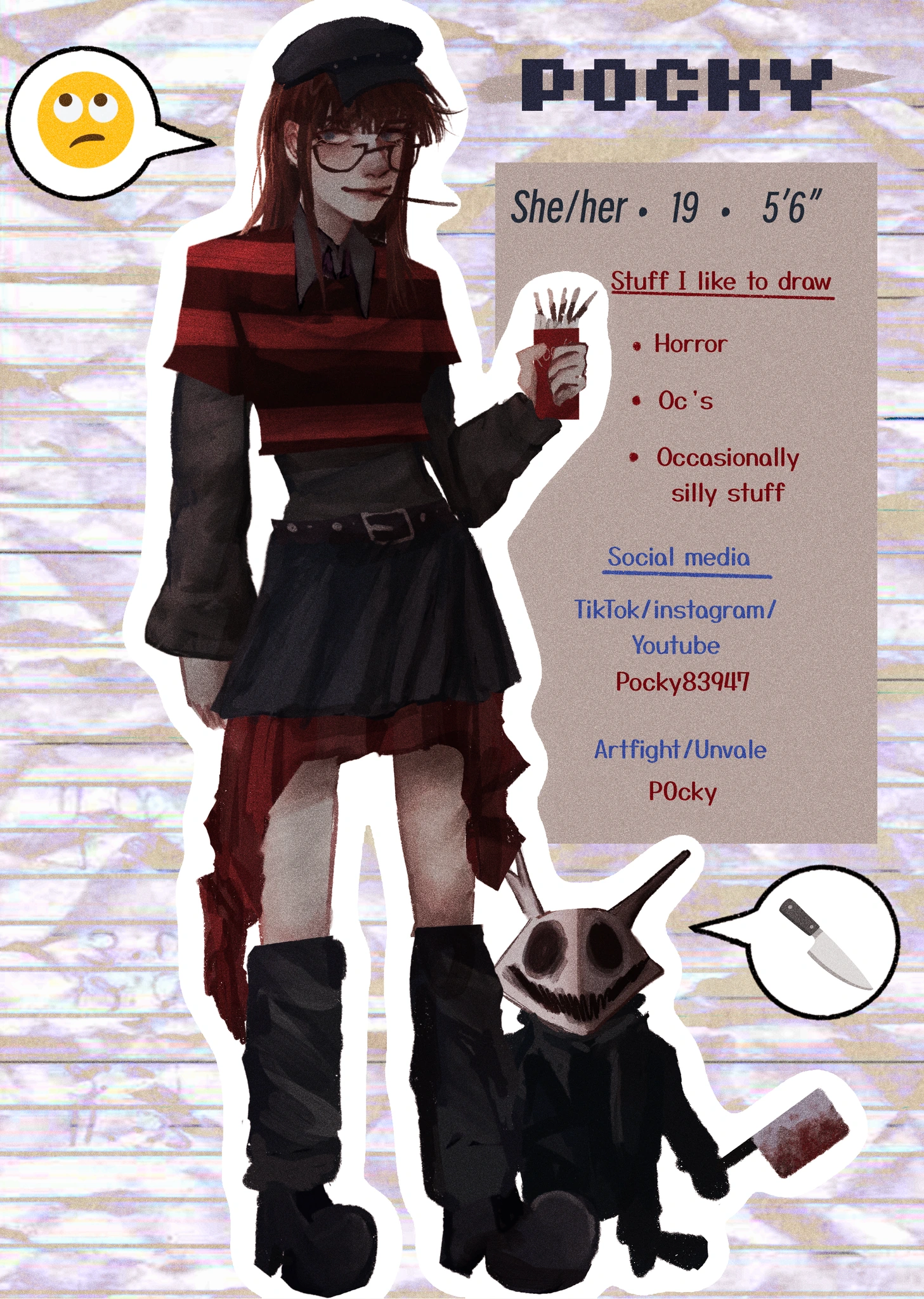 Pocky character artwork