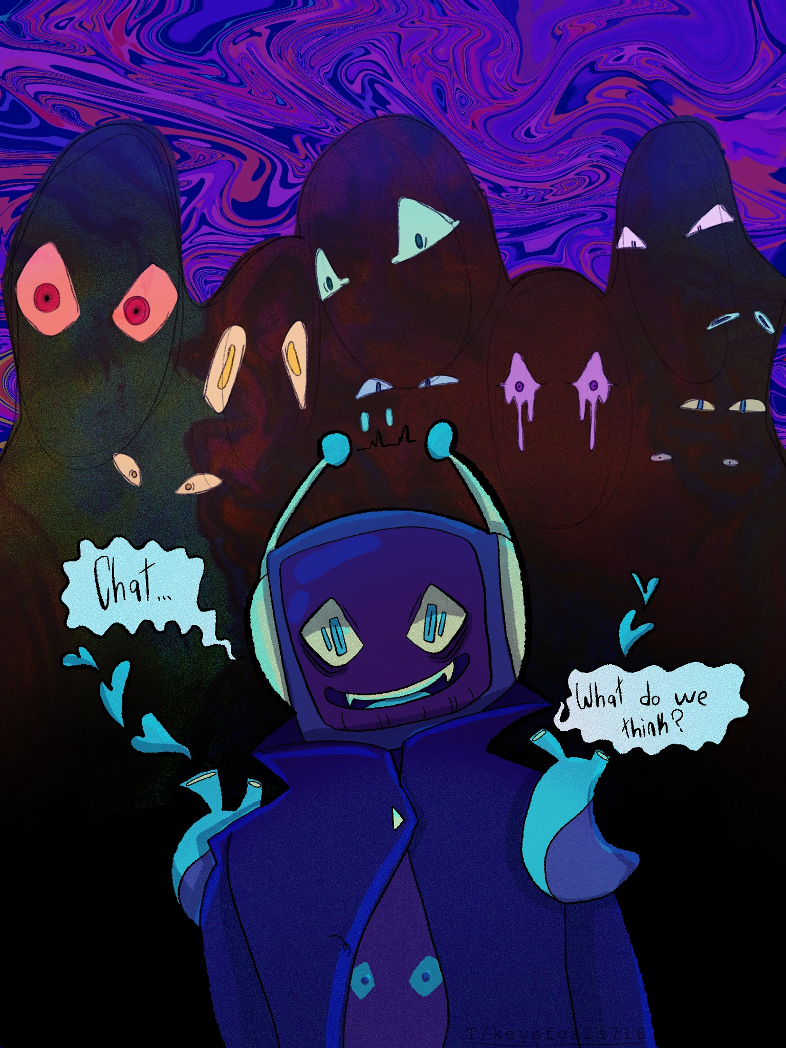 My submission for the Curcuitbent Consept Contest character artwork