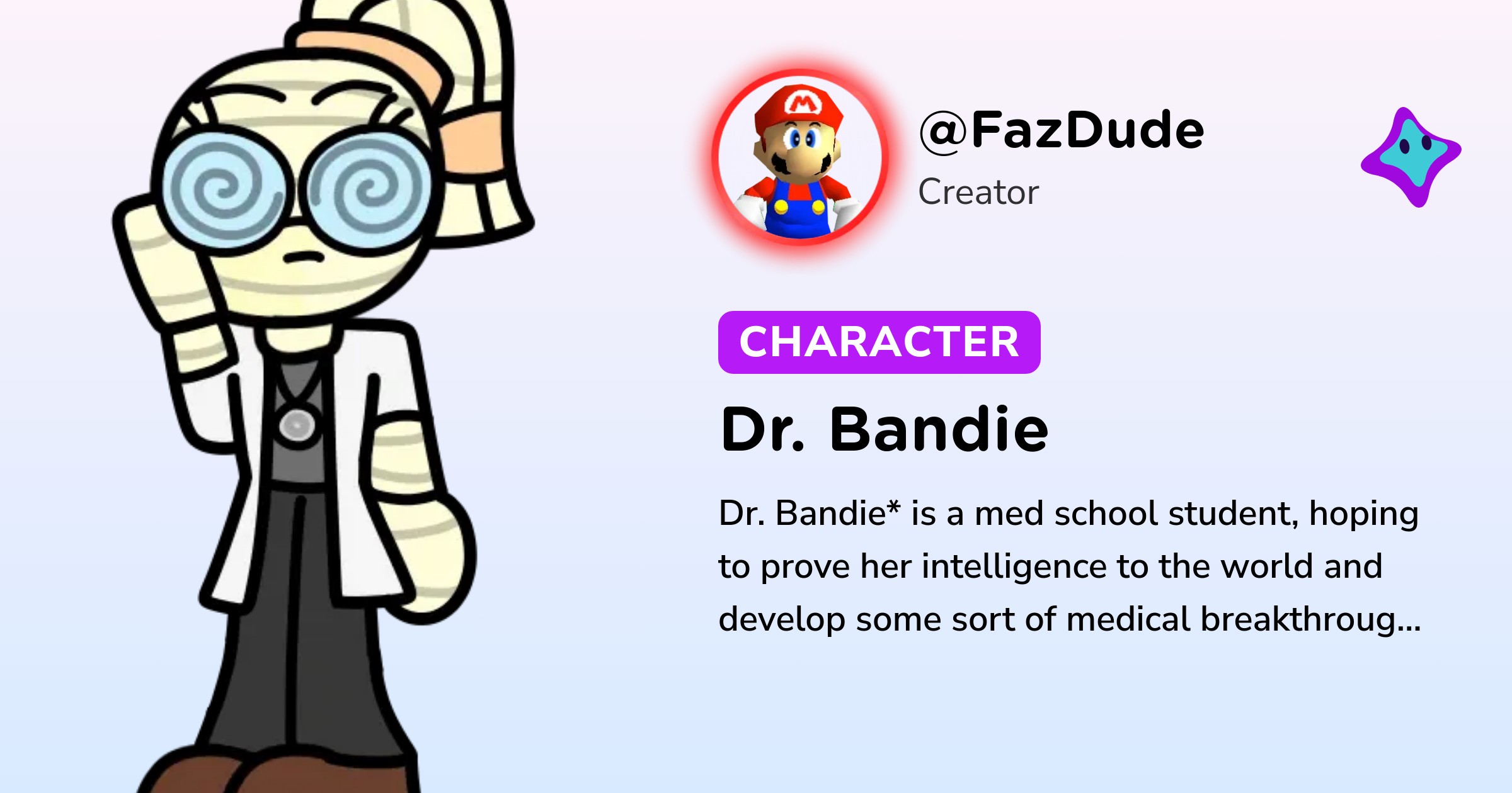 Doctor Developing Dr. Bandie on Unvale