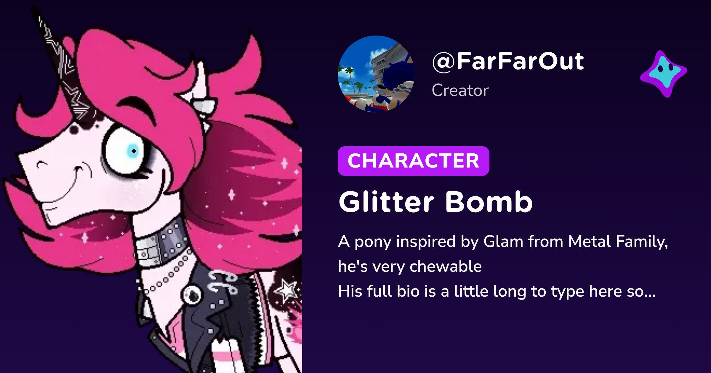 Glitter Bomb on Unvale