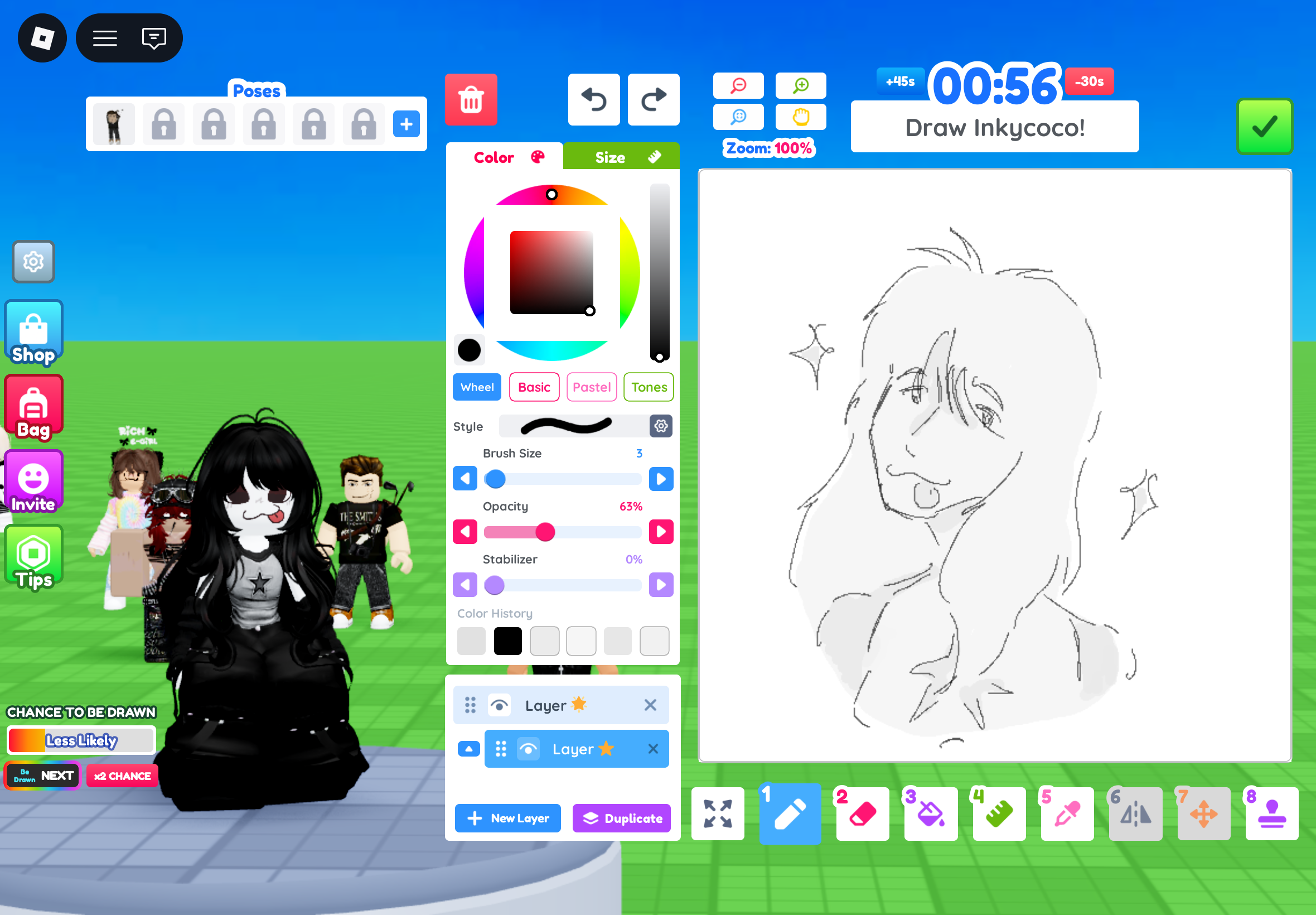 More drawing game doodles - Unvale