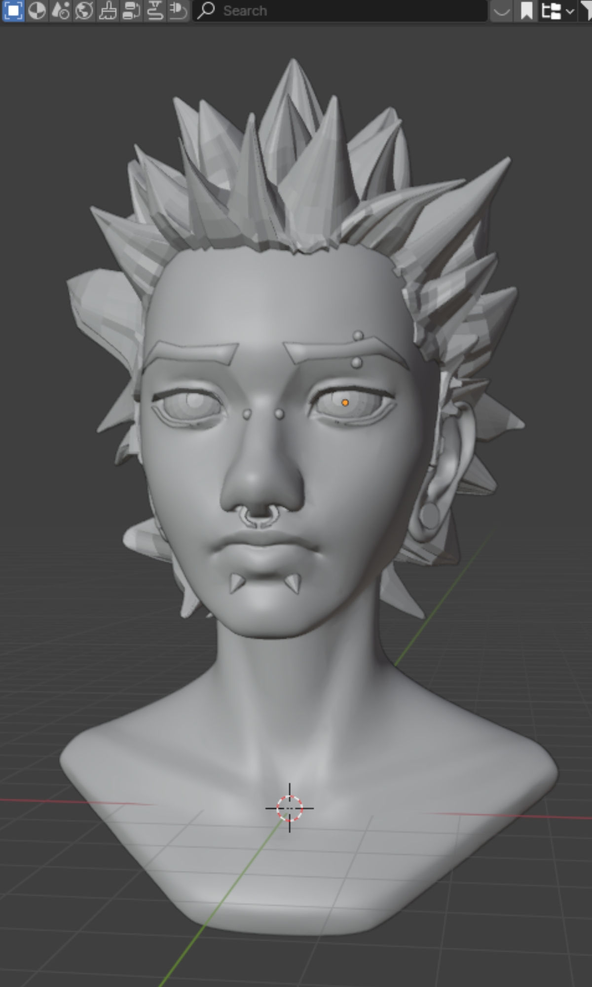 3D OC fanart work in progress - Unvale
