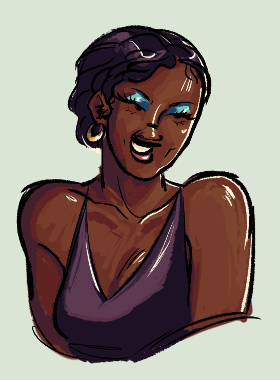 pretty lady i drew - Unvale