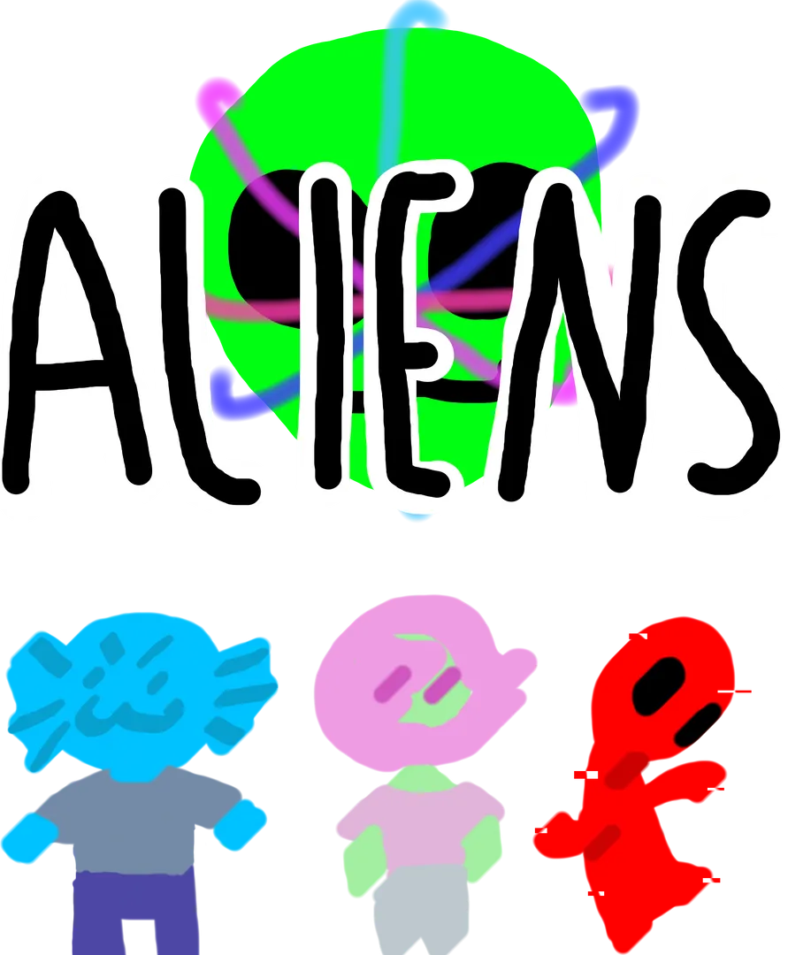 aliens <3 world artwork