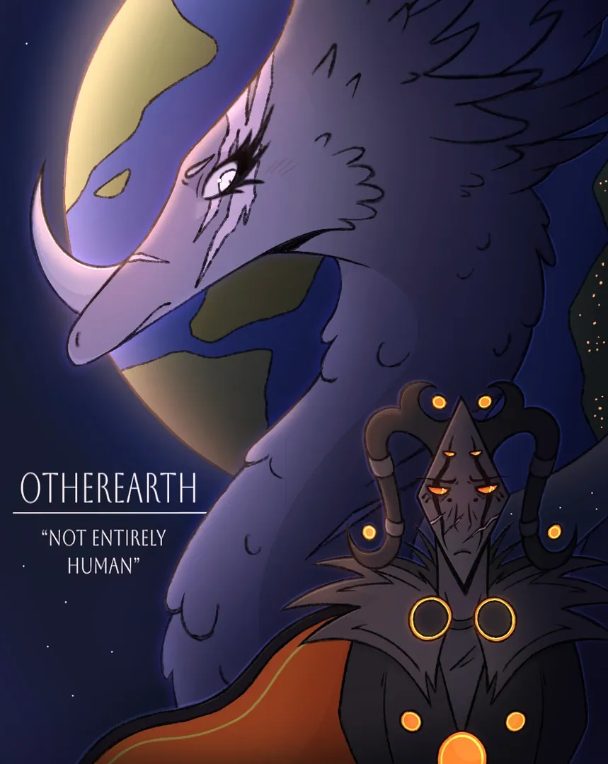 ⟡ OTHEREARTH - “Not Entirely Human” world artwork
