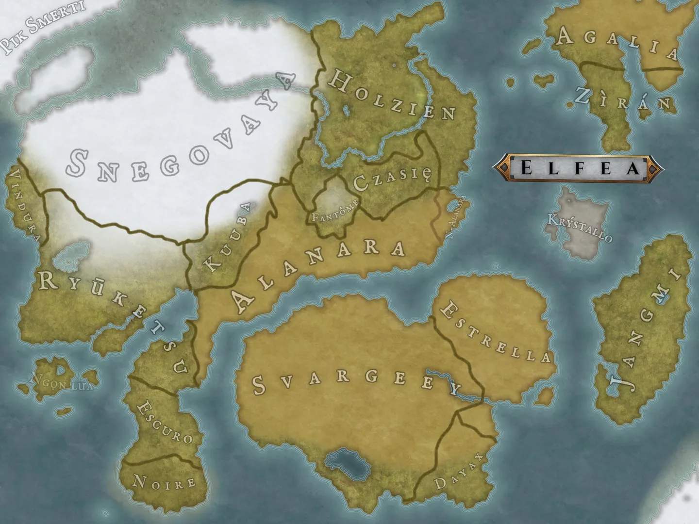Elfea world artwork