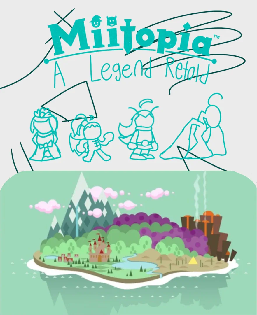 Miitopia: A Legend Retold world artwork