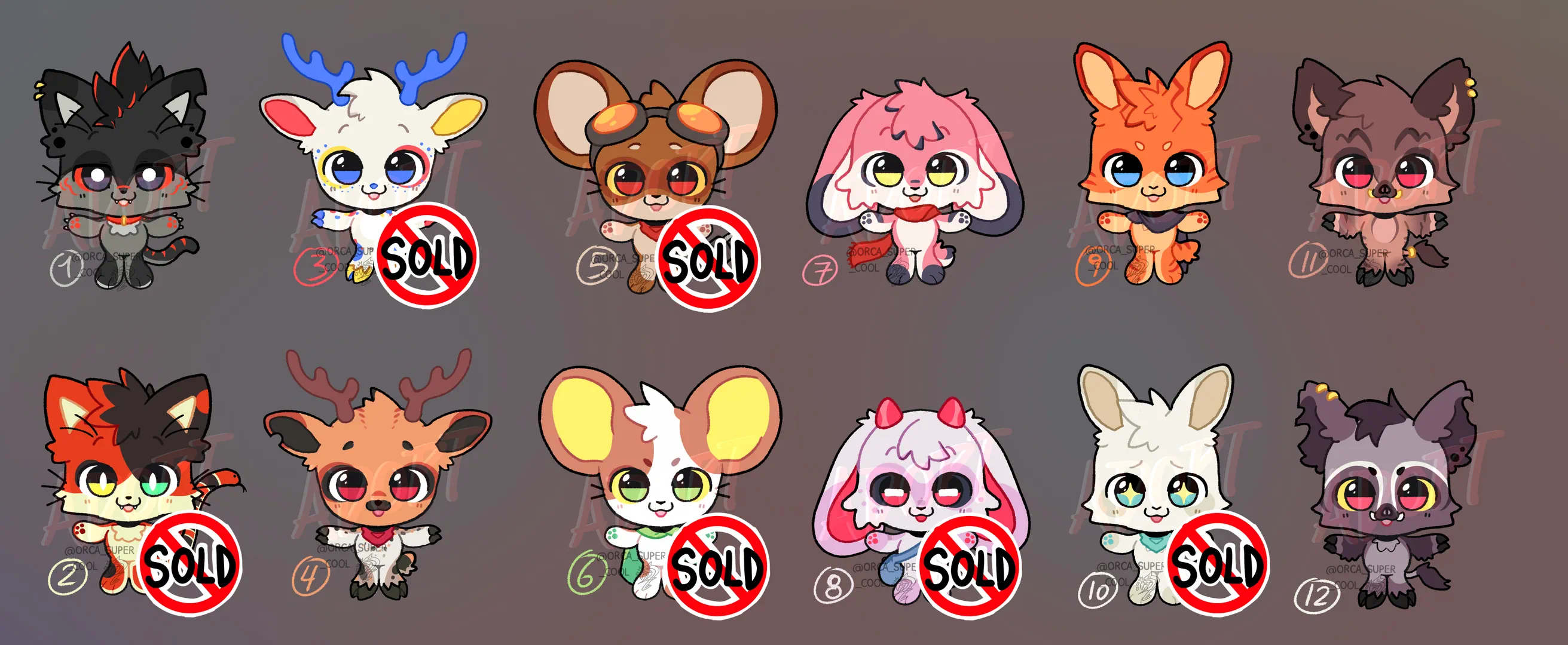 Adoptables! world artwork